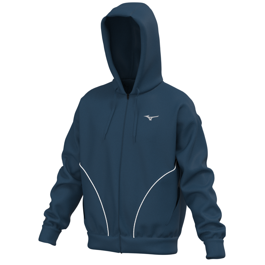 Mizuno ATHLETICS SWEAT JACKET Blue wing teal
